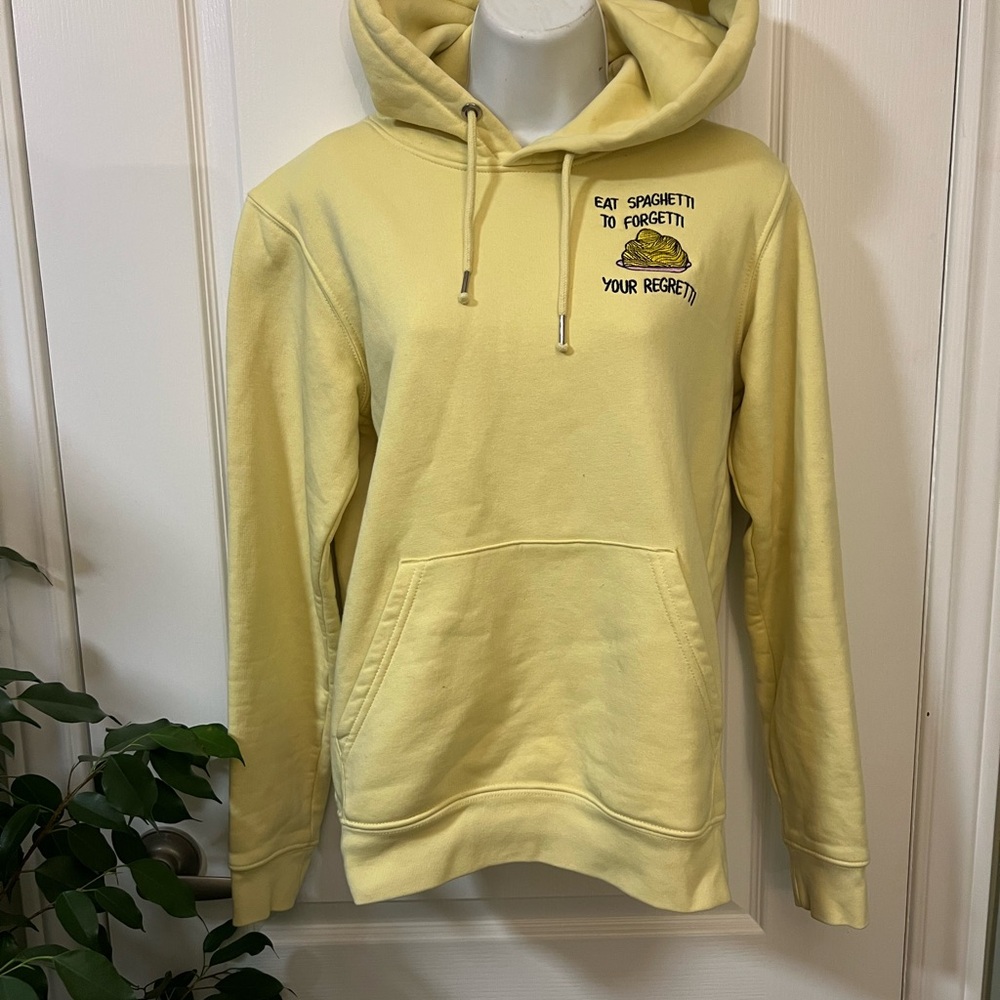 Yellow Graphic Hoodie